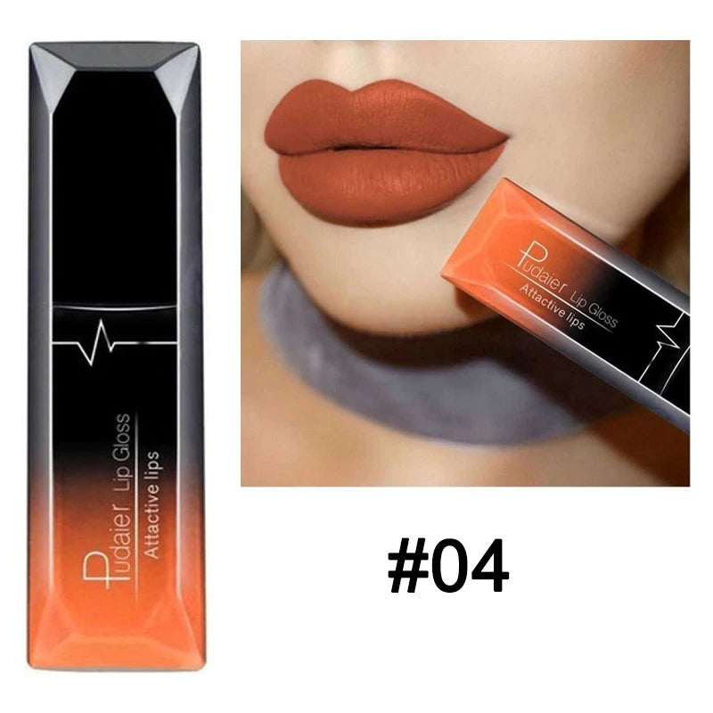Nude Matte Waterproof Liquid Lipstick Moisturizer