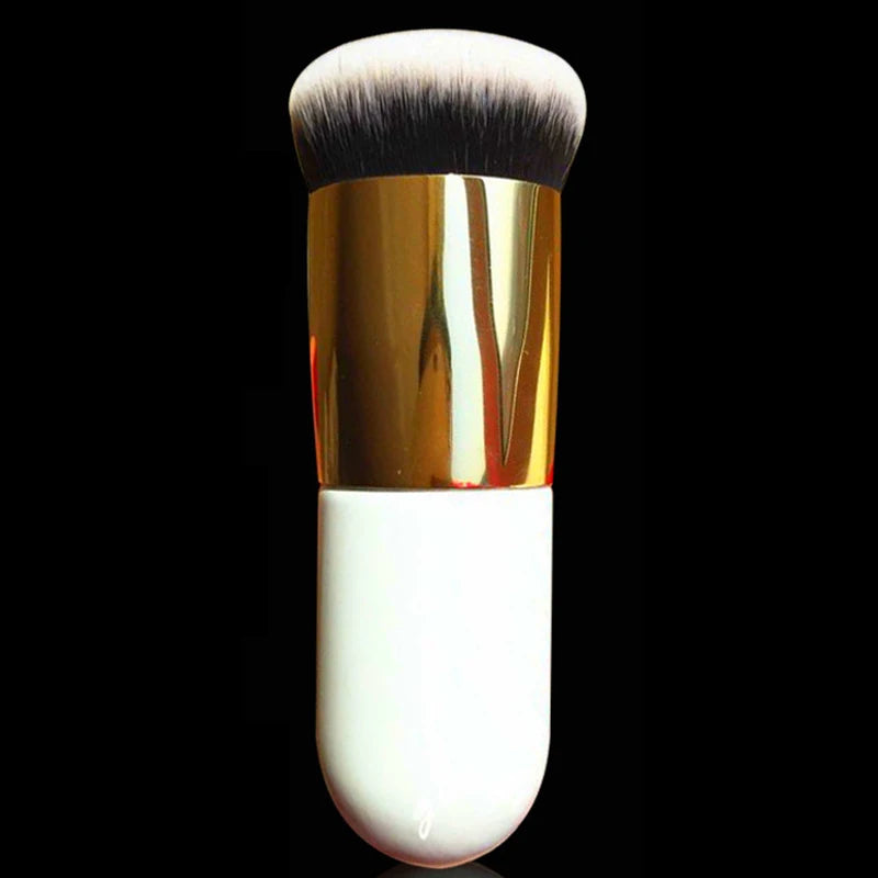 White Fluffy Thick Makeup Brush