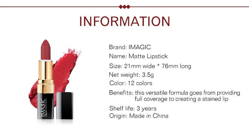 Smooth Long Lasting Charming Lipstick