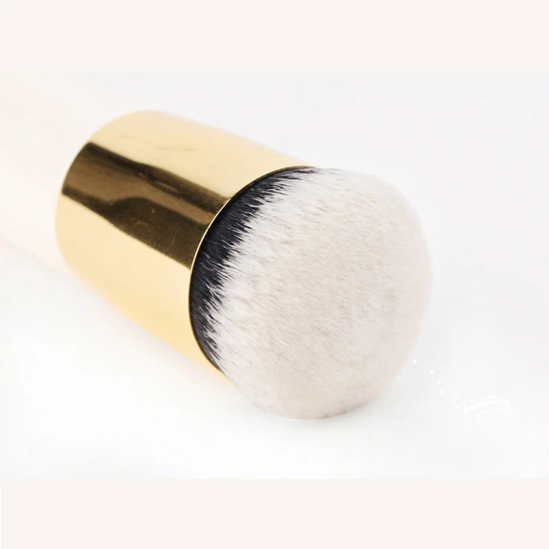 White Fluffy Thick Makeup Brush