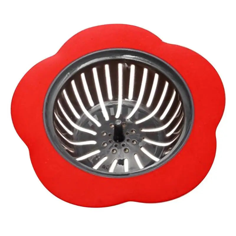 Flower Shaped Silicone Sink Strainer