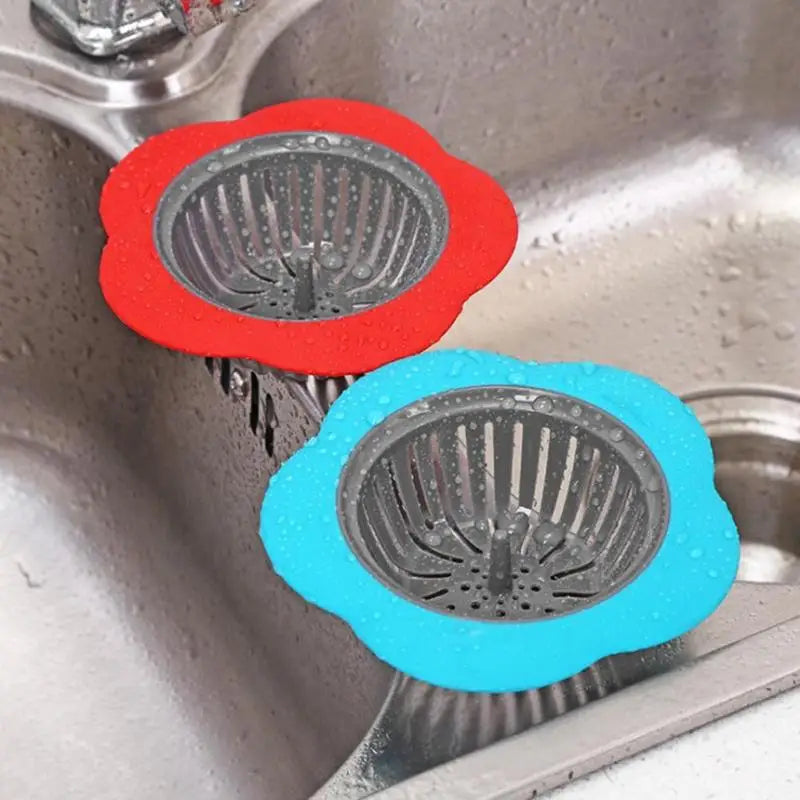 Flower Shaped Silicone Sink Strainer