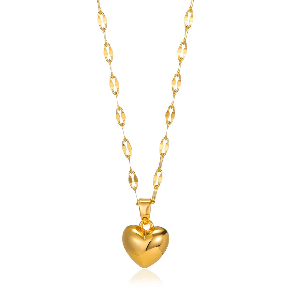 Stainless Steel Gold Plated Necklace