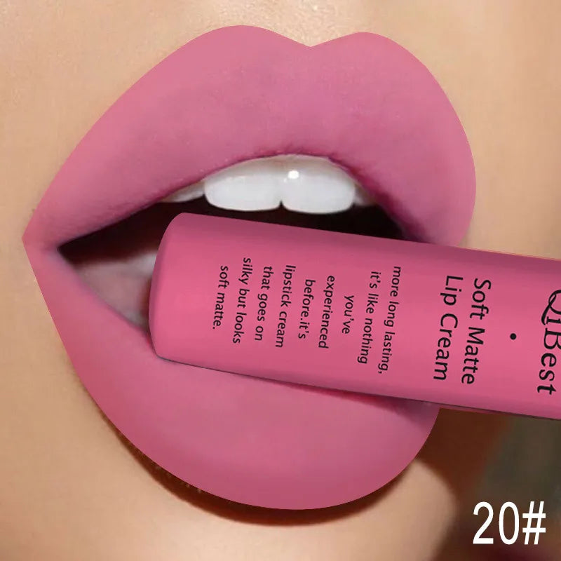 Nude Waterproof Matte Lip Gloss Liquid Lipstick/Lipgloss For Women