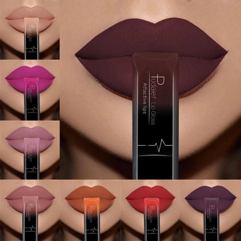 Nude Matte Waterproof Liquid Lipstick Moisturizer
