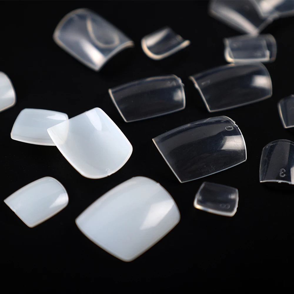 100pcs Press On Square Fake Toenails