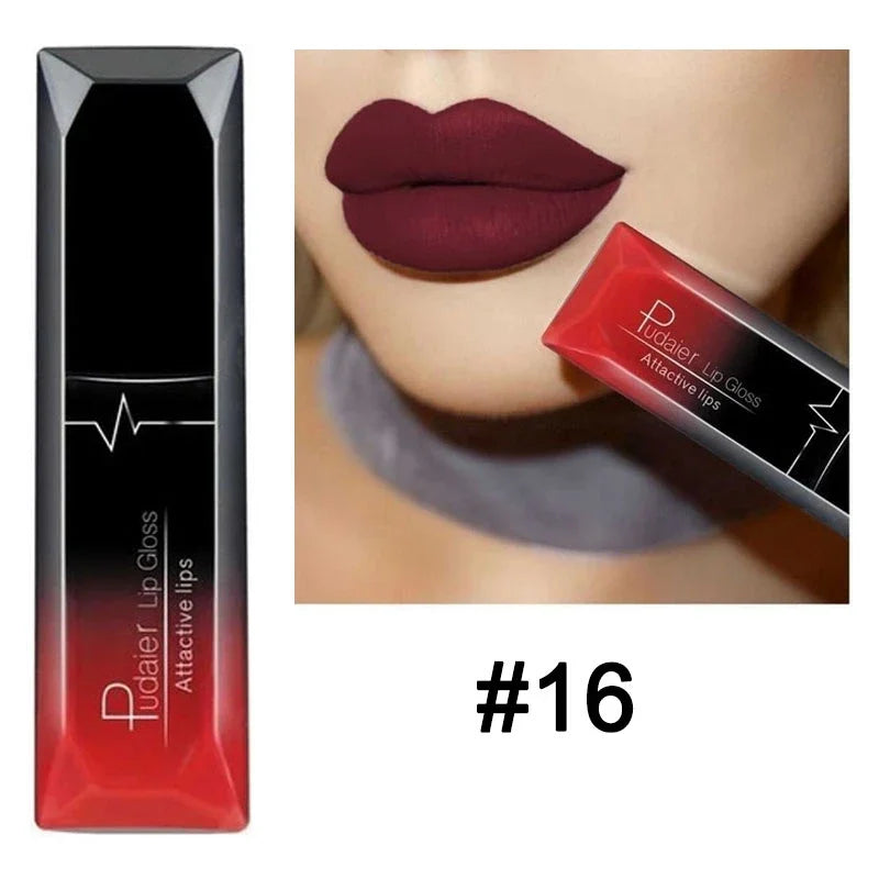 Nude Matte Waterproof Liquid Lipstick Moisturizer