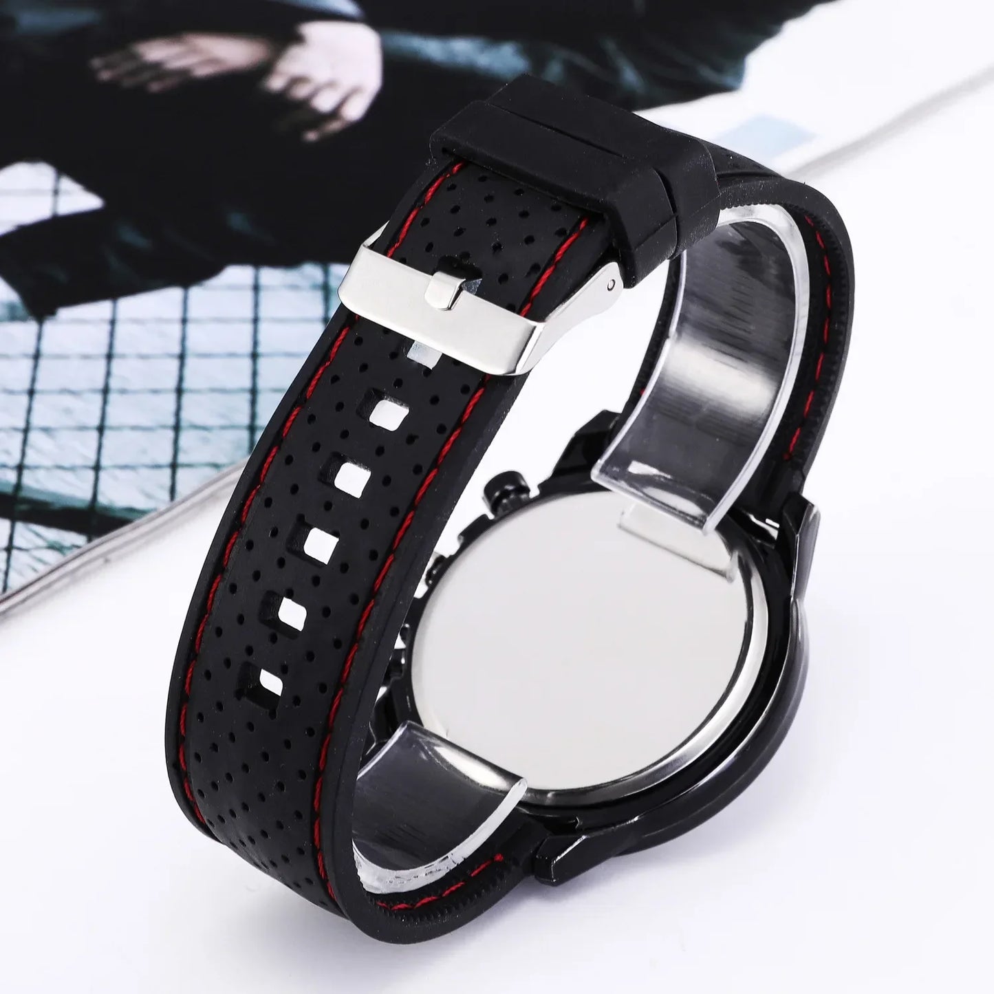 Brand Quartz Men Watches Reloj Hombre Luxury Male Clock Sport Mens Watch Fashion Silicone Strap Student Wristwatches Gift