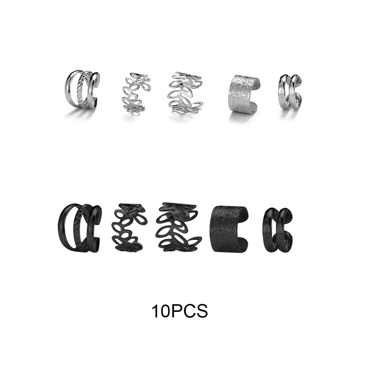 Ear Cuff, Non-Piercing Ear Clips Set
