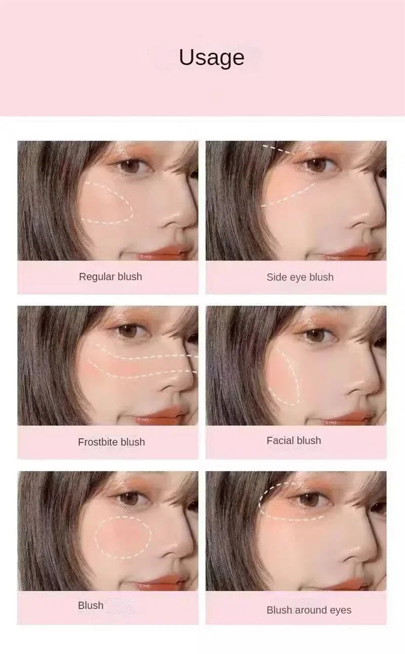 Single Color Matte Blush Natural Cheek Tint for Female
