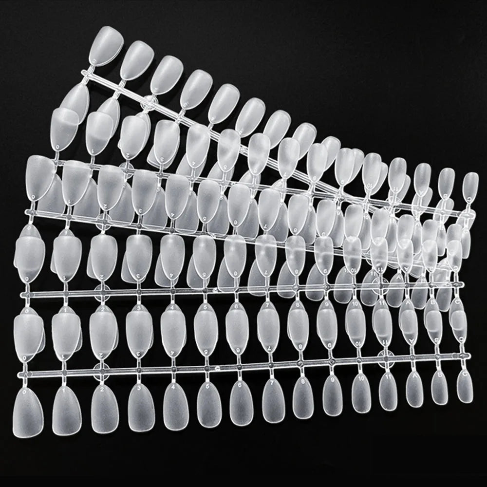 120pcs Transparent Press on Nails