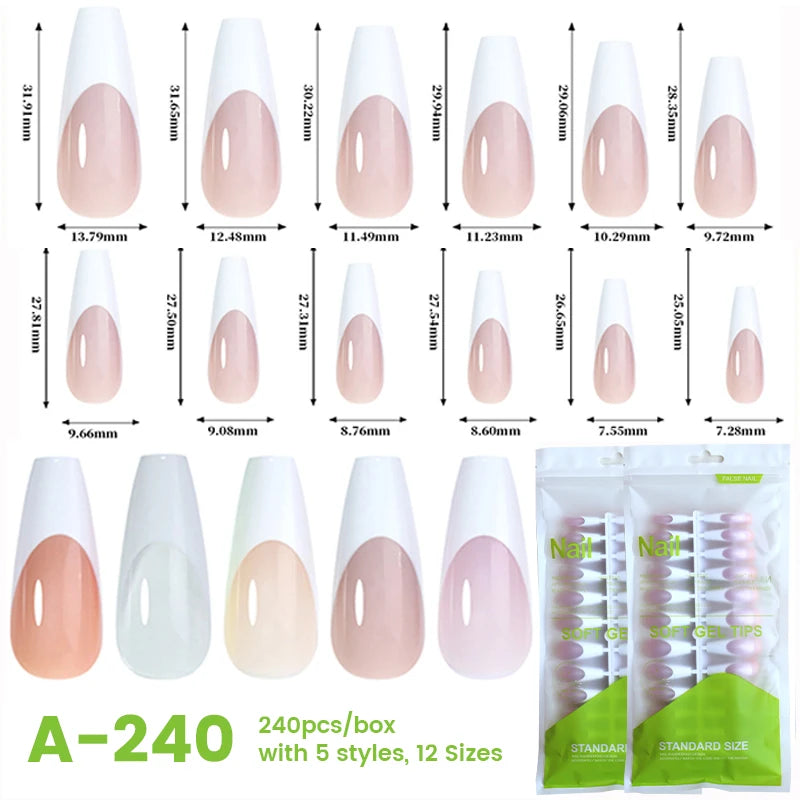 Acrylic Press On False Nails
