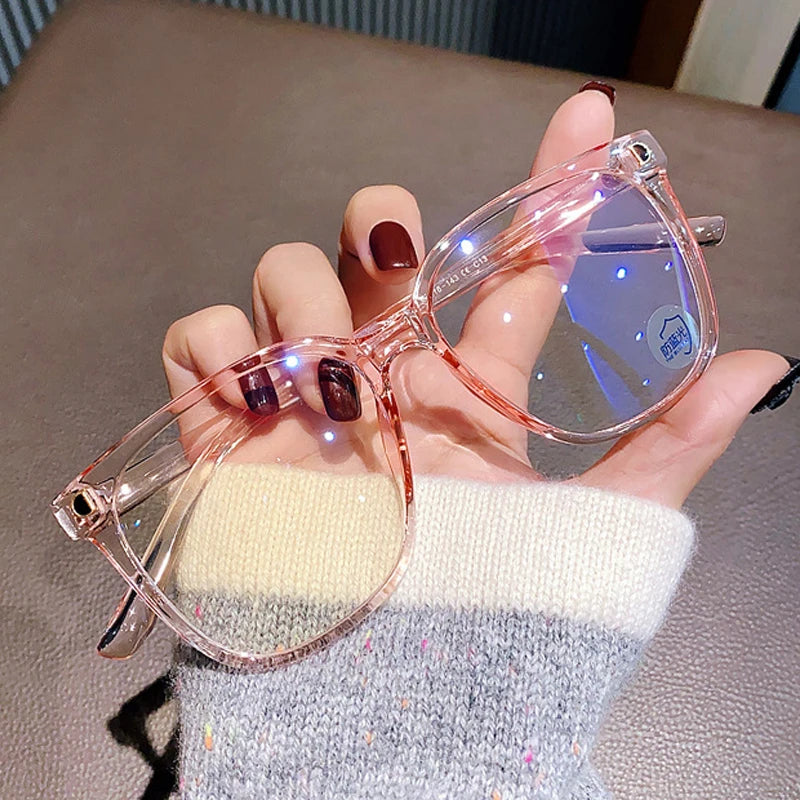 Anti-Blue Light Glasses Eye Protective Computer Goggles Diopters -1.0 -1.5 -2.0 To -6.0