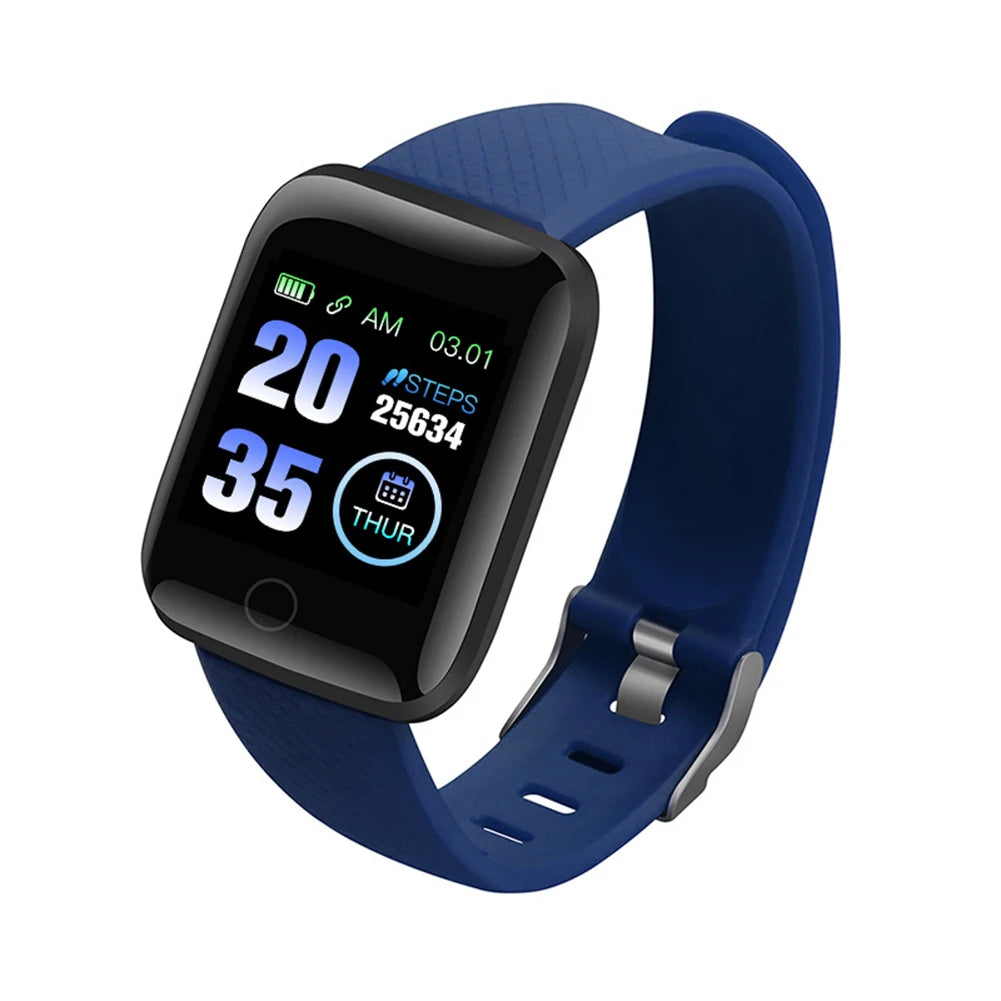 116 Plus Smart Watch Fitness Tracker Heart Rate Monitor