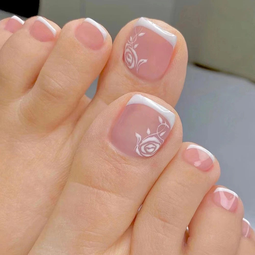 Press On False Toenails
