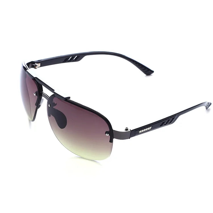UV 400 Vintage Punk Rimless Rectangle Men Fashion Glasses