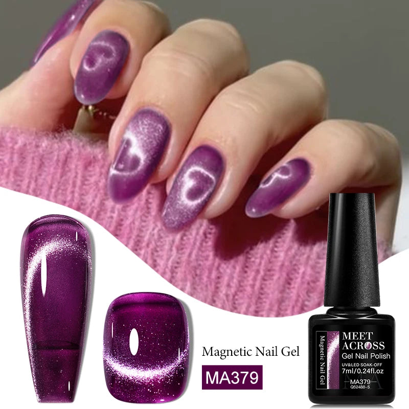 Cat Eye Gel Nail Polish With Magnet