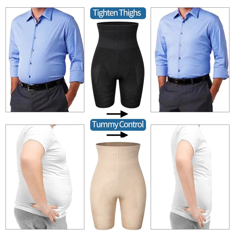 Men's Waist Slimming Belly Flat Body Shaper Briefs Boxer
