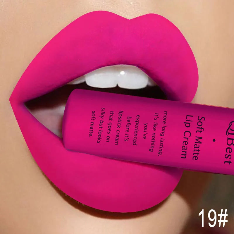 Nude Waterproof Matte Lip Gloss Liquid Lipstick/Lipgloss For Women