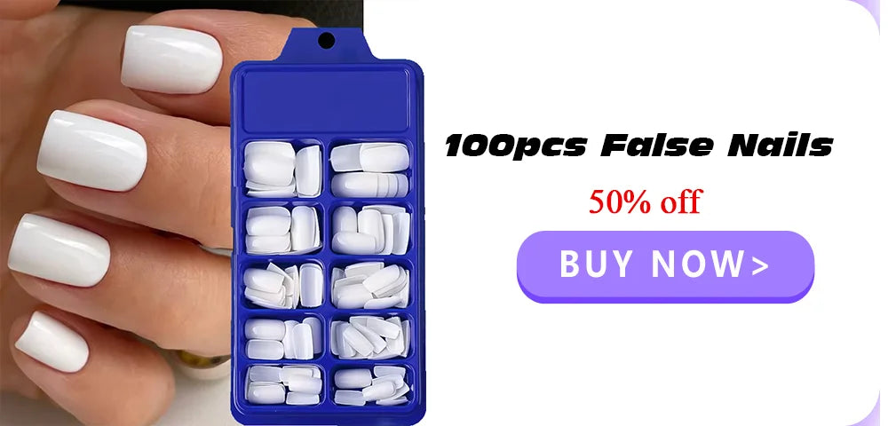 Double Sided False Nail Adhesive Tape, Jelly Clear Waterproof Tabs Nail Glue