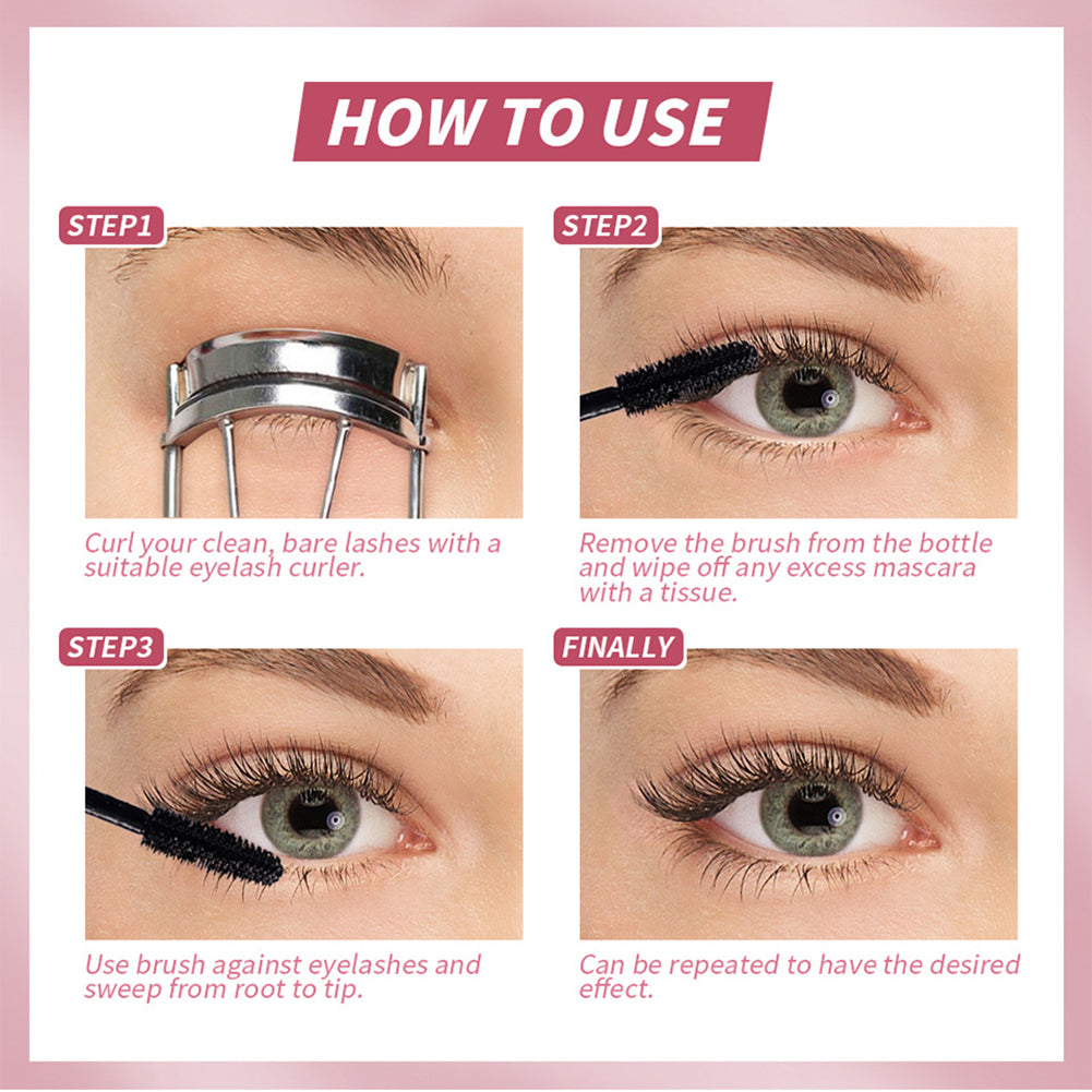 Natural Curling Quick Dry Smudge-proof Mascara For Women