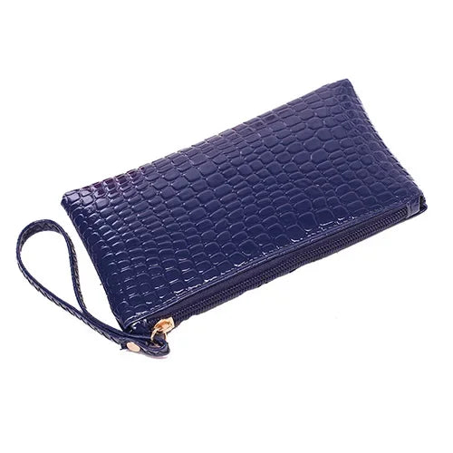Fashion Croc Pattern Women Small Cosmetics Pouch