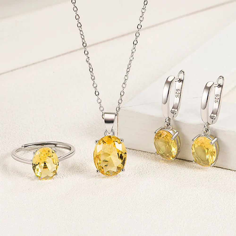 925 Sterling Silver Women's Jewelry Sets