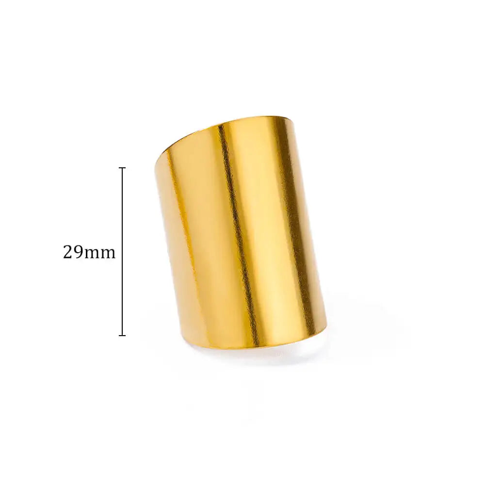 Gold Plated Adjustable Stainless Steel Rings For Women
