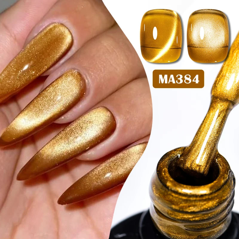 Cat Eye Gel Nail Polish With Magnet