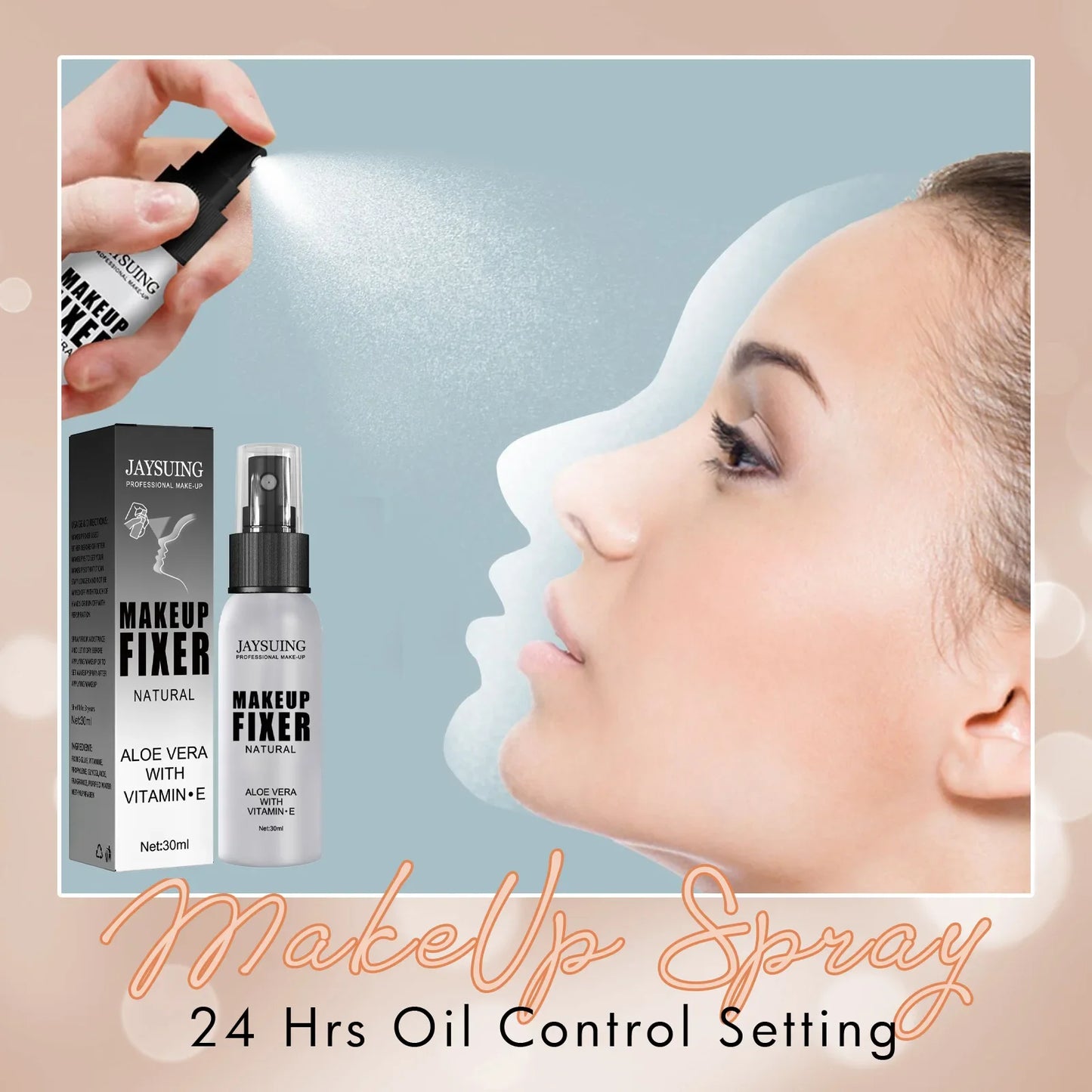 Makeup Setting Spray Matte Finish Long Lasting Lightweight & Waterproof
