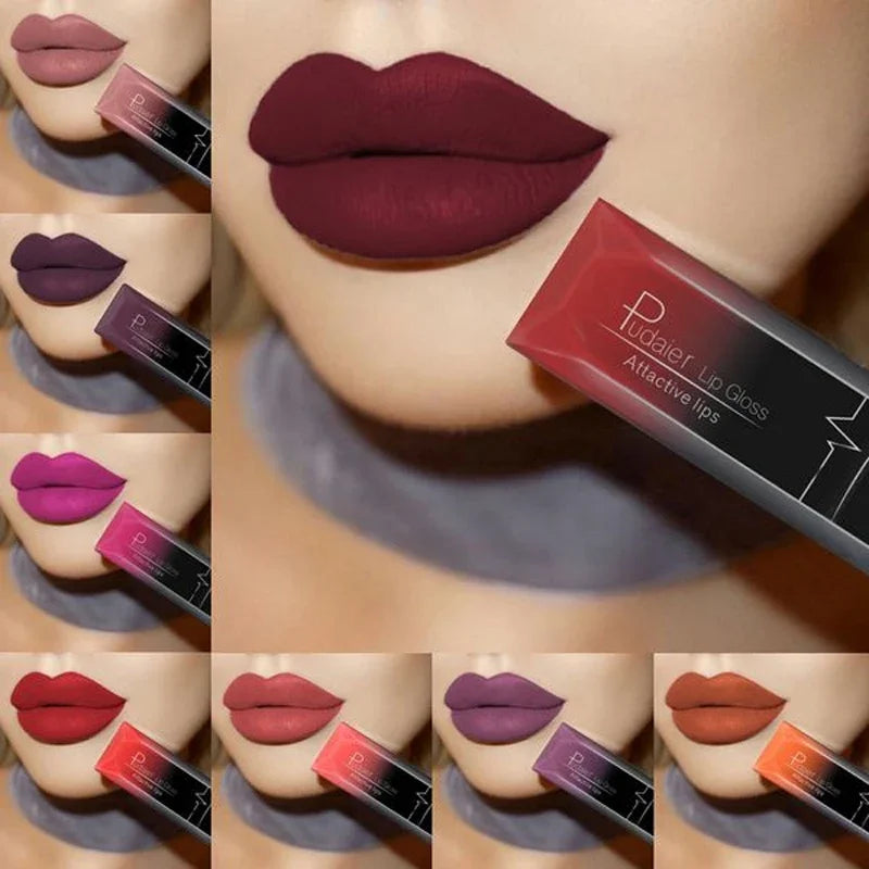 Nude Matte Waterproof Liquid Lipstick Moisturizer