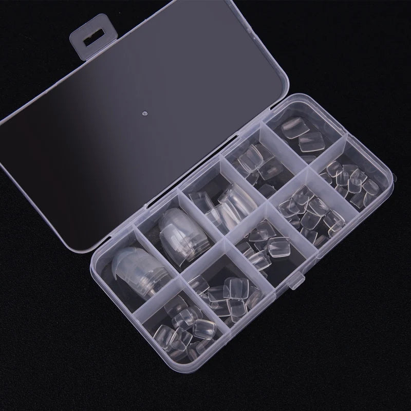 100pcs Press On Square Fake Toenails