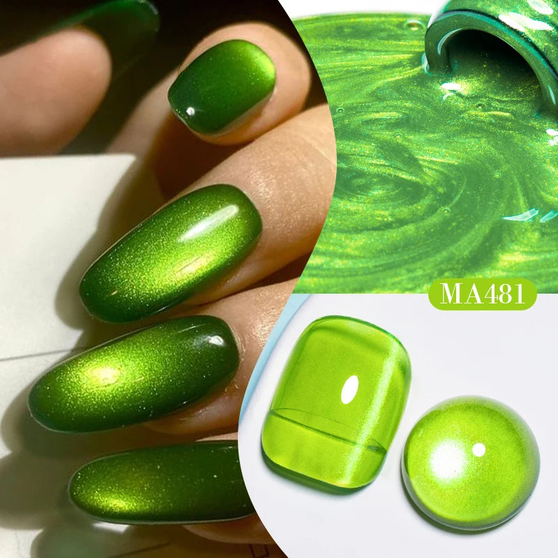 Cat Eye Gel Nail Polish With Magnet