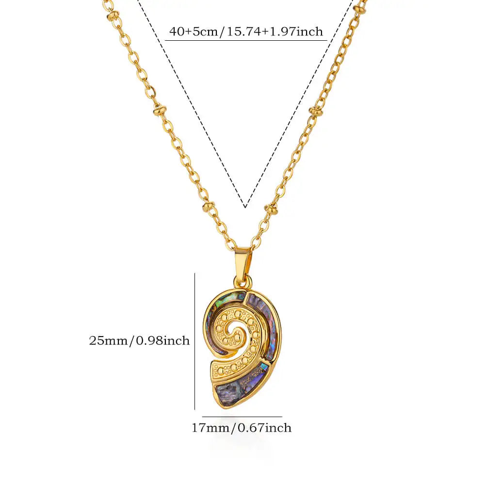 Stainless Steel Gold Plated Necklace