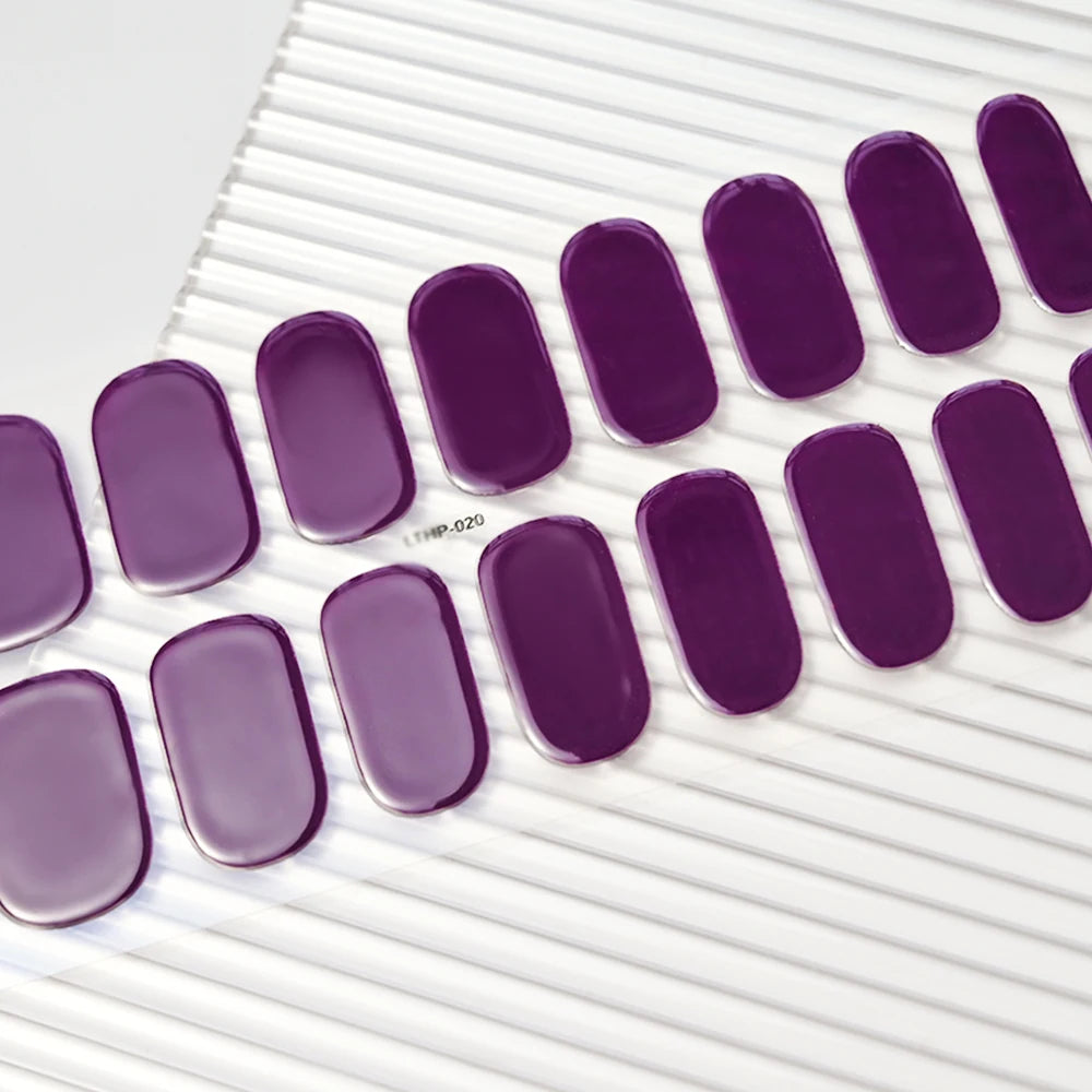 UV/LED Lamp Gel Nail Polish Wraps Long-Lasting Full Cover