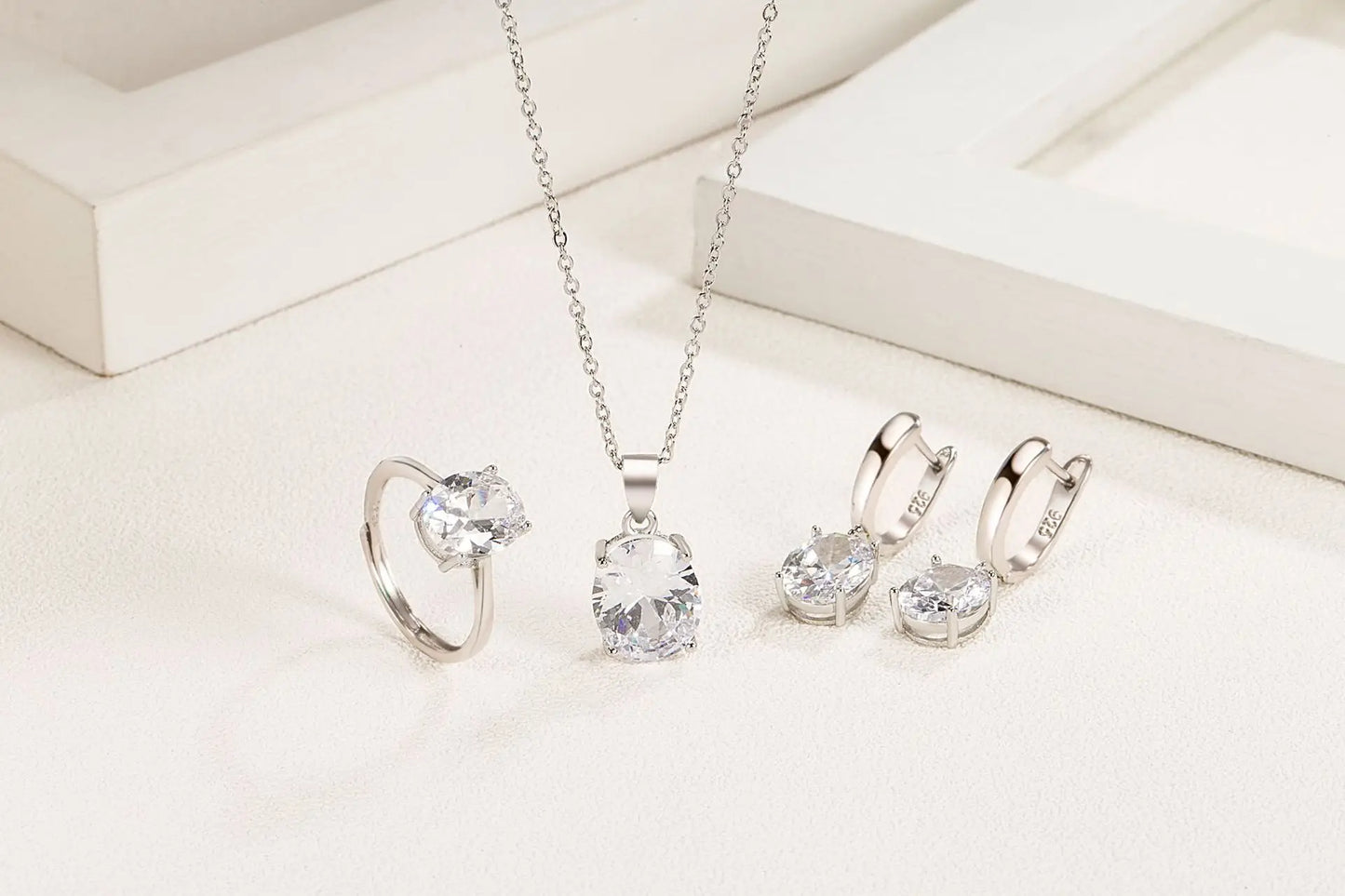 925 Sterling Silver Women's Jewelry Sets