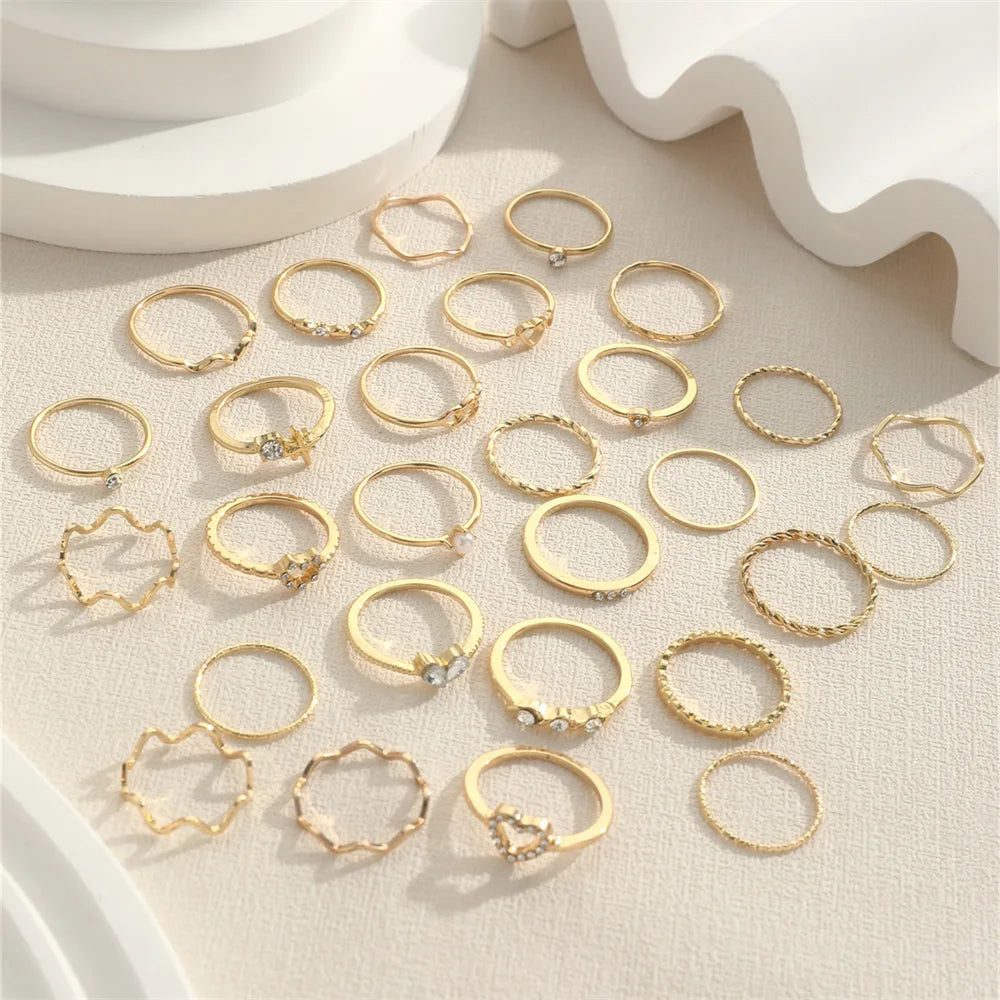 Knuckle Rings Set For Women