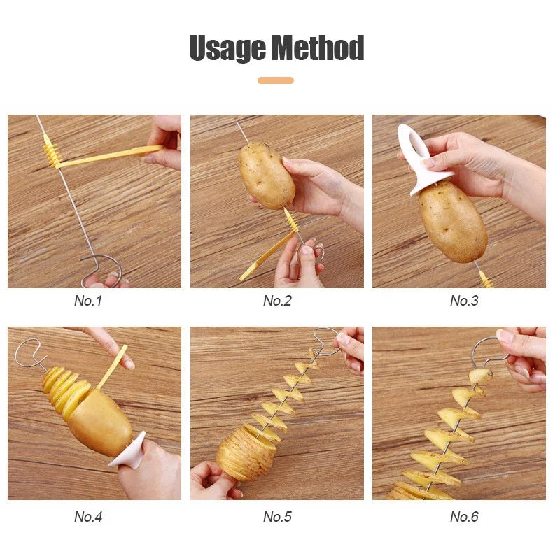 Whirlwind Potato Spiral Cutter/Vegetable Slicer