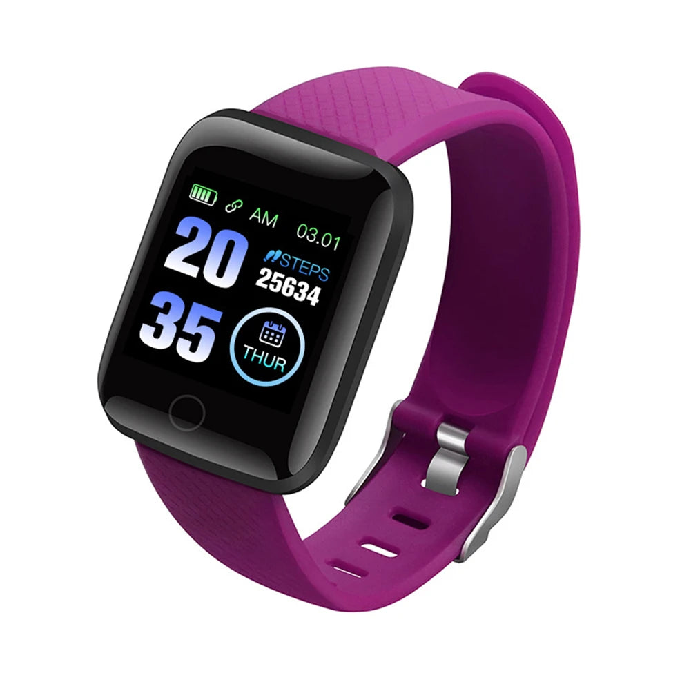 116 Plus Smart Watch Fitness Tracker Heart Rate Monitor