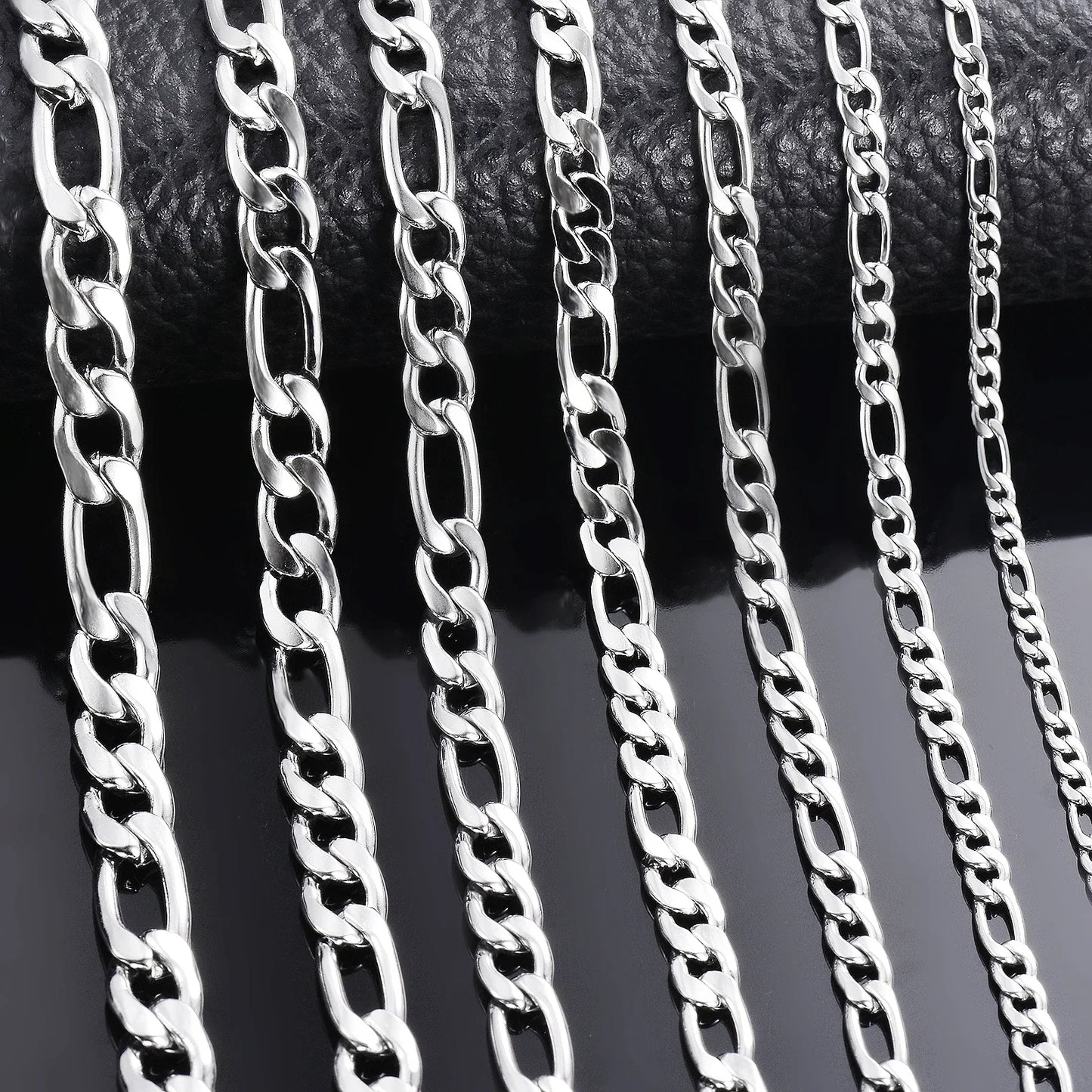 925 Sterling Long Silver Necklace with Clasp for Men & Women