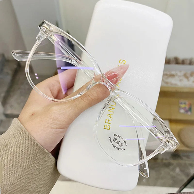 Transparent Black Eyeglasses For Shortsighted Man/Woman