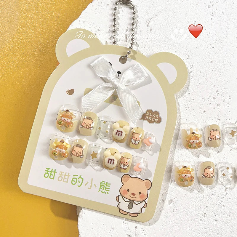 False Nails for Kids 12pcs