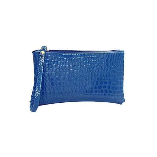 Fashion Croc Pattern Women Small Cosmetics Pouch