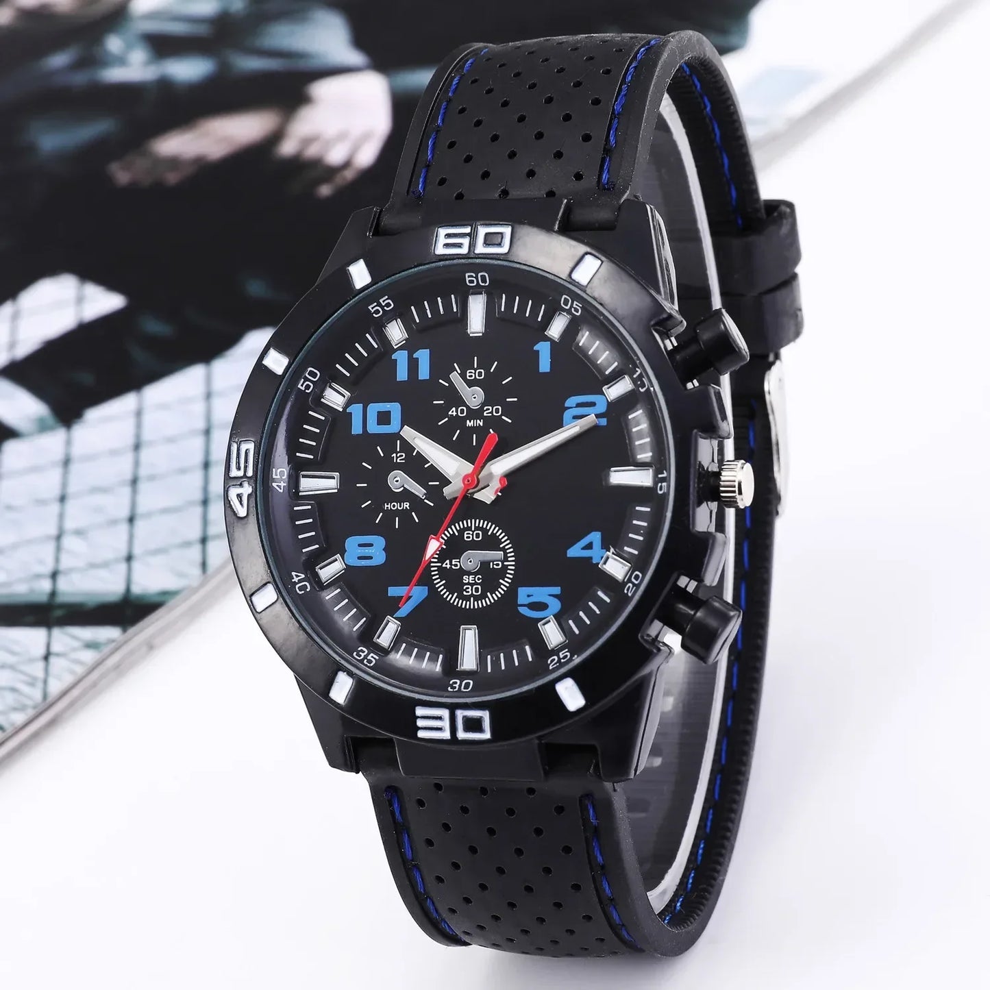 Brand Quartz Men Watches Reloj Hombre Luxury Male Clock Sport Mens Watch Fashion Silicone Strap Student Wristwatches Gift