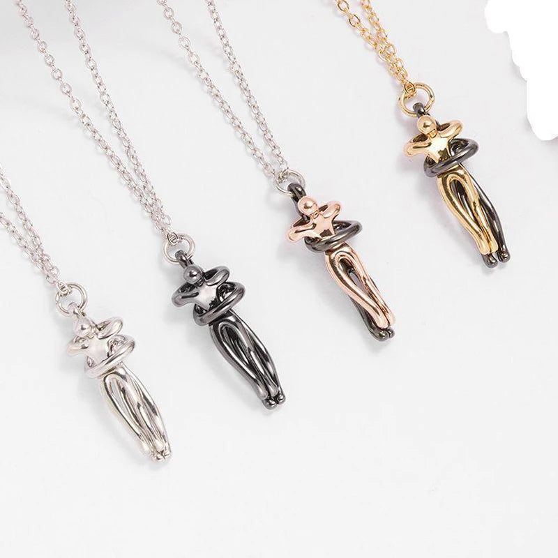 Hugging Necklace For Lover/Couple Men & Women