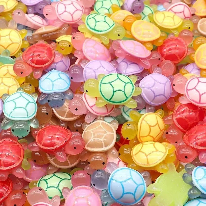 Cute Mini Luminous Glow in the Dark Turtle Ornaments