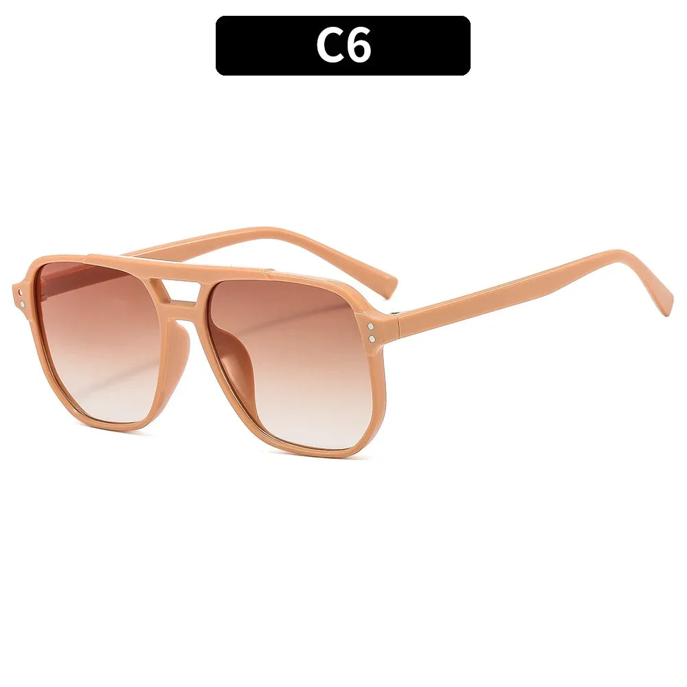 Vintage Square Sunglasses for Women UV400 Shades