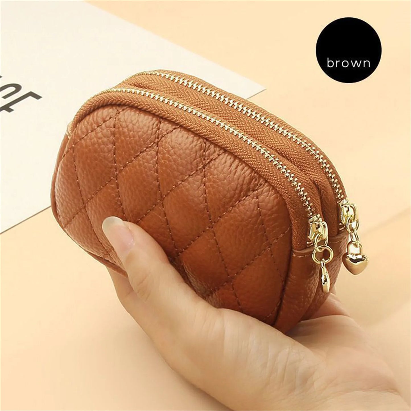 Pu Leather Key Tag Coin Purse Women/Men