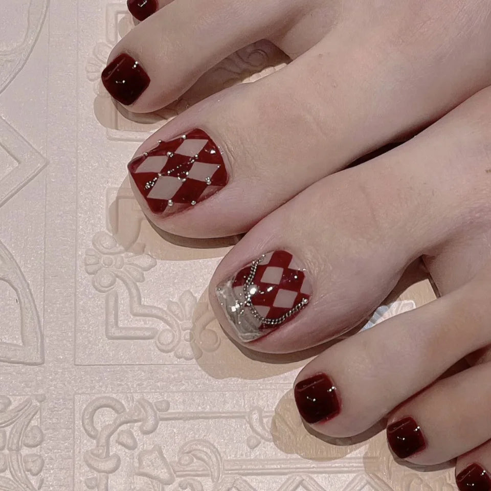 Press On False Toenails