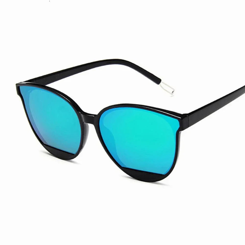 UV400 Classic Vintage Metal Mirror Sun Glasses for Female